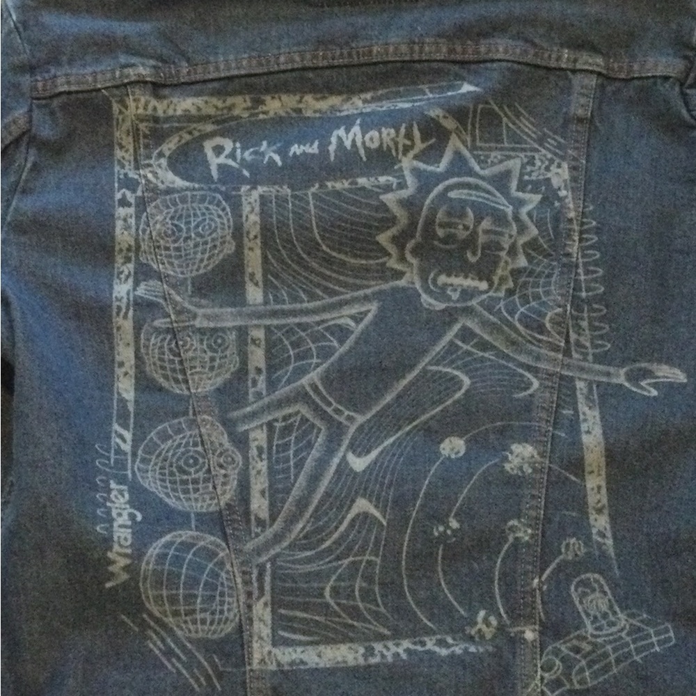 Wrangler X Rick And Morty Denim Jacket - Gem